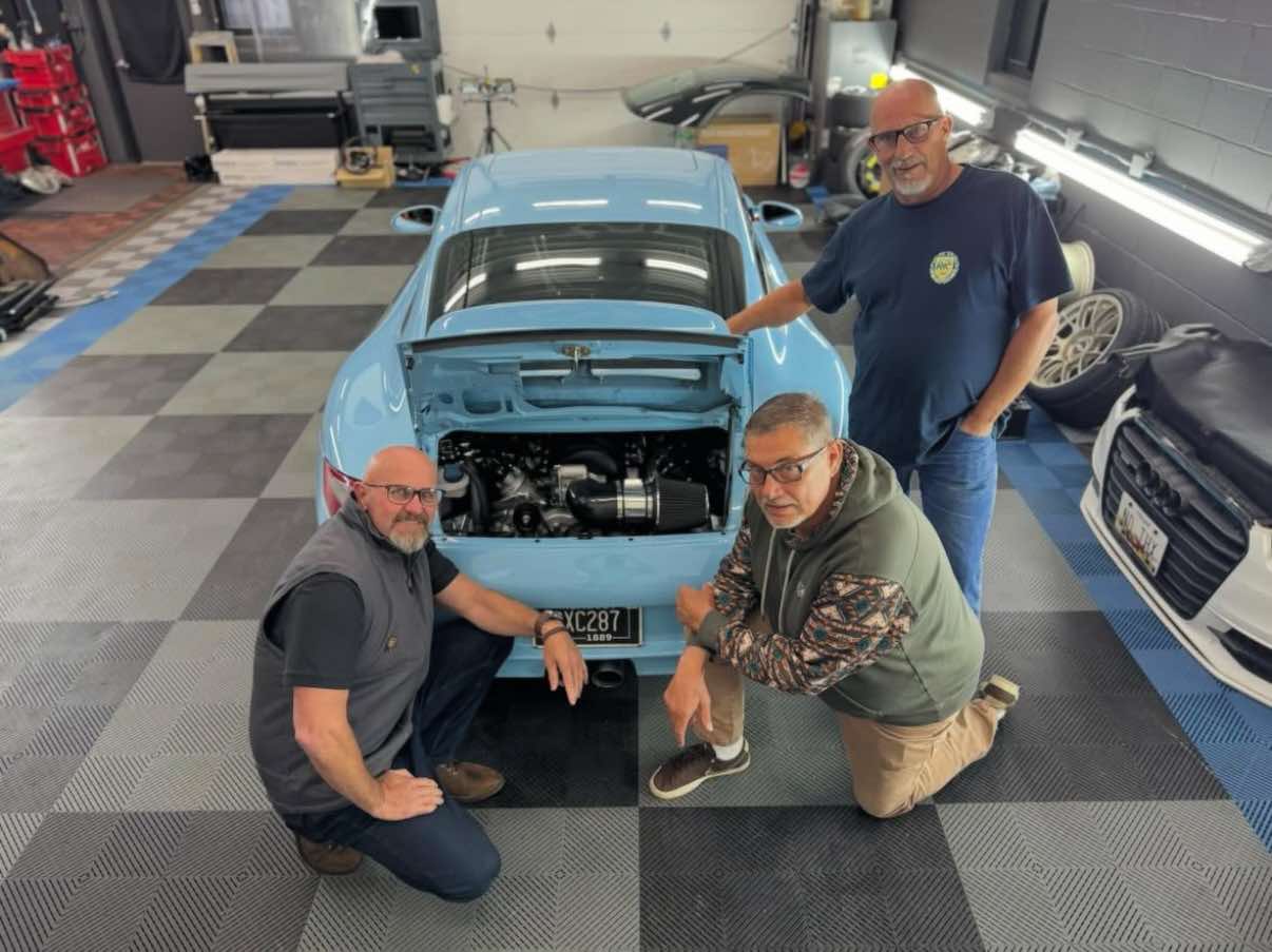 LS-swapped Porsche 996 or 997