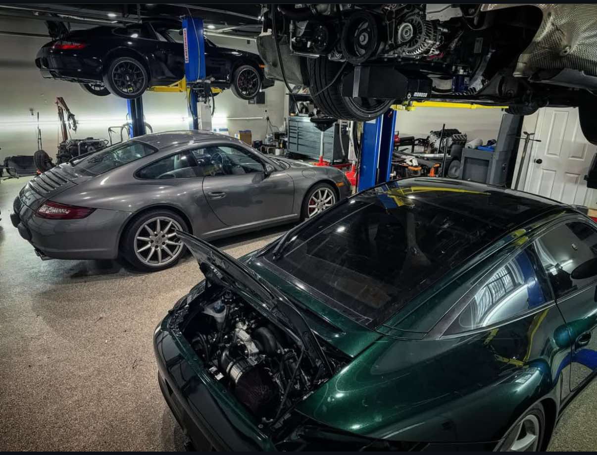 LS-swapped Porsches at CPE