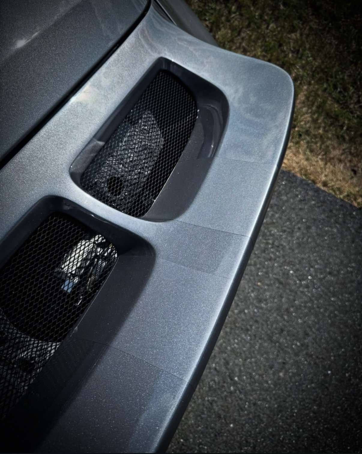 Custom Porsche aerodynamic body kit installation